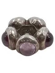 Vorschaubild 1 von 925 Sterlingsilber Charm Anhänger Damen Elegant Silber 1 cm