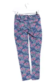 Vorschaubild 2 von LCW Kinder Cargohose Blumenmuster Mehrfarbig Slim Fit Gr. 128