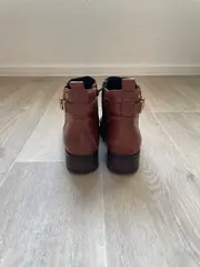 Vorschaubild 5 von Stiefeletten Damen Leder Braun Reißverschluss Gr. 38 Casual