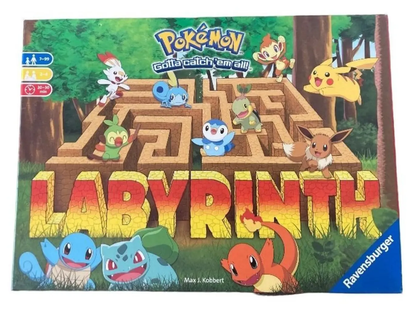 RAVENSBURGER Pokémon Labyrinth Brettspiel Familienspiel Kinder 7-99 Jahre