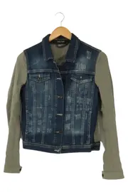 Vorschaubild 1 von Jeansjacke Damen Gr. 36/S Mehrfarbig Casual Vintage Frühlingsjacke