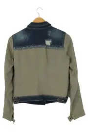 Vorschaubild 2 von Jeansjacke Damen Gr. 36/S Mehrfarbig Casual Vintage Frühlingsjacke