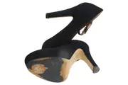 Vorschaubild 3 von Pumps Damen Gr. 38 Schwarz Elegant Business Plateau T-Spange
