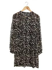 Vorschaubild 1 von Damen Blusenkleid Gr. 36/S Mehrfarbig Abstrakt Modern Casual