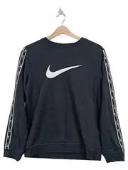 Vorschaubild 1 von Kinder Sweatshirt Gr. 158-170 Schwarz Sportlich Logo Print
