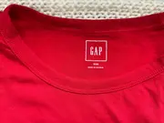 Vorschaubild 3 von Damen T-Shirt Gr. 32/XXS Rot Casual Kurzarm Logo-Print