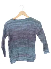 Vorschaubild 1 von Pullover Gr. 122 Gestreift Mohair Mix Mehrfarbig