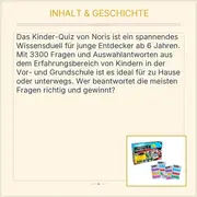 Vorschaubild 4 von Kinder-Quiz Allgemeinwissen ab 6 Jahre 3300 Fragen Wissensduell