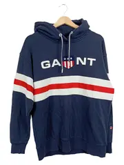 Vorschaubild 1 von Hoodie Herren Dunkelblau mit Streifen Gr. 38/XXS