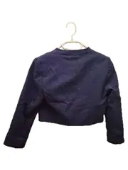 Vorschaubild 3 von Party Bolero Jäckchen Damen Gr. 34 Blau Elegant Cropped