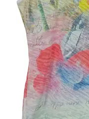 Vorschaubild 4 von Damen Top Kakadu Motiv Mehrfarbig Gr. 38/M Strass Freizeit