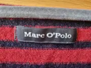 Vorschaubild 6 von Strickjacke Kinder Gr. 98/104 Rot Gestreift Wolle Kaschmir