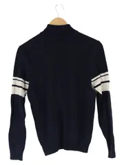 Vorschaubild 2 von Herren Pullover Rollkragen Gestreift Schwarz Gr. 46/S Klassisch Streetwear