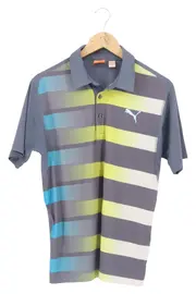 Vorschaubild 1 von Herren Poloshirt XS 44 Sportlich Gestreift Mehrfarbig Casual