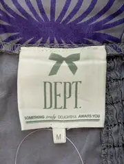 Vorschaubild 3 von Damen Freizeitkleid Gr. 38/M Lila Grafisches Muster Baumwolle Elasthan