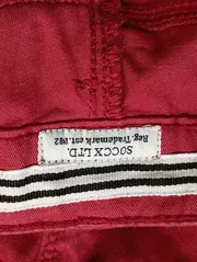 Vorschaubild 3 von Damen Stoffhose Gr. W27/36/S Rot Casual Basic Modern