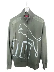 Vorschaubild 1 von Herren Sweatjacke Grün M Reißverschluss Sportlich Casual
