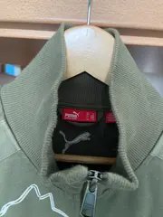 Vorschaubild 3 von Herren Sweatjacke Grün M Reißverschluss Sportlich Casual