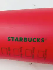 Vorschaubild 2 von To Go Becher Rot Kunststoff mit Logo-Print