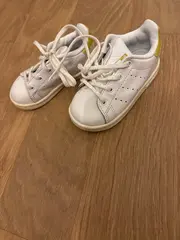 Vorschaubild 3 von Stan Smith Kinder Sneaker Leder Weiß Gr. 20 Schnürung Alltag