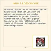 Vorschaubild 3 von Mini Story Atlantic City Kartenspiel Gangster Mafia Prohibition Spiel