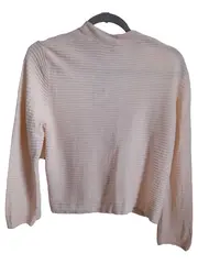 Vorschaubild 2 von Damen Strickjacke Wickeloptik Beige Gr. XL Baumwolle