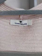 Vorschaubild 4 von Damen Strickjacke Wickeloptik Beige Gr. XL Baumwolle