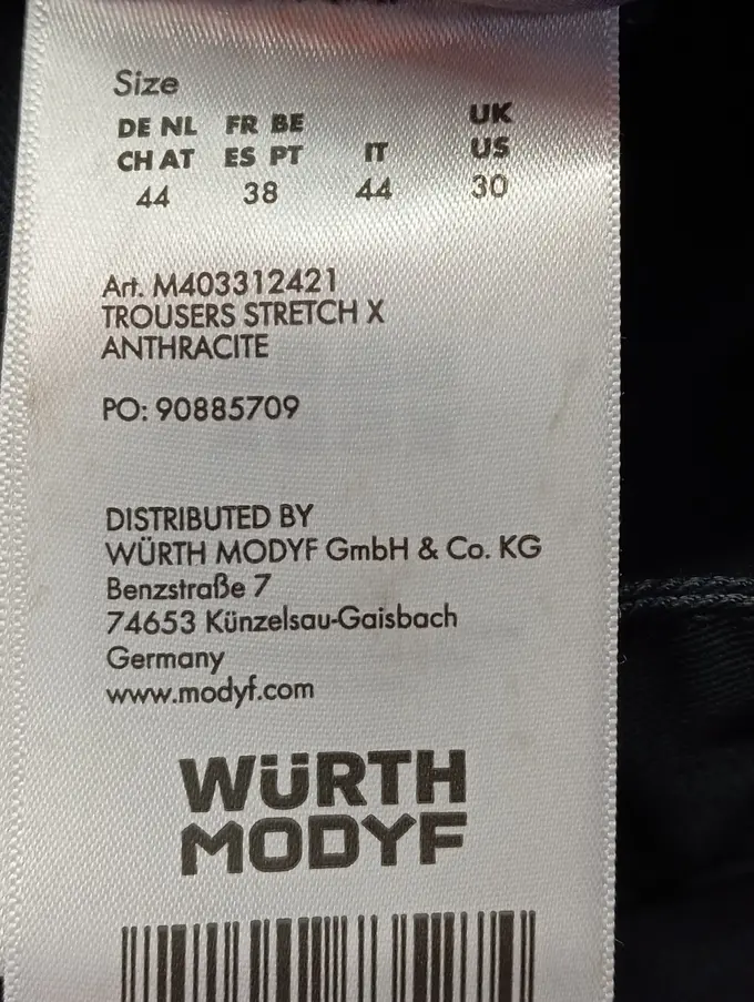 WÜRTH MODYF Arbeitshose Bild 4