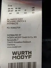 Vorschaubild 4 von WÜRTH MODYF Herren Arbeitshose Stretch X Schwarz Gr. W30/44 Outdoor