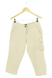 Vorschaubild 1 von Capri Cargohose Damen Beige Casual Gr. M W29/38 Baumwolle