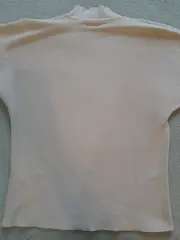 Vorschaubild 10 von Damen Pullover Rippstrick Basic Langarm Beige Gr. M