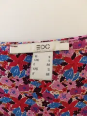 Vorschaubild 3 von Damen Freizeitkleid Blumenmuster Gr. S/36 Rosa Viskose