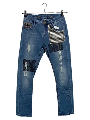 DESIGUAL Destroyed Jeans