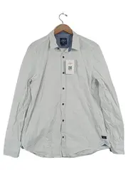 Vorschaubild 1 von Business Hemd Herren Langarm Punkte Weiß Gr. 52 XL