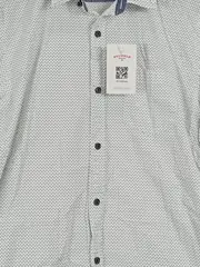 Vorschaubild 3 von Business Hemd Herren Langarm Punkte Weiß Gr. 52 XL