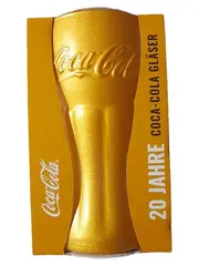 Vorschaubild 1 von Glas Gold 20 Jahre Jubiläum McDonald's Sammlerglas 350ml