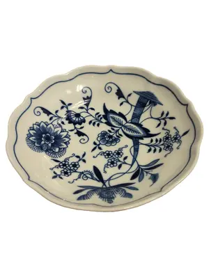 ORIGINAL BOHEMIA ZWIEBELMUSTER Kuchenteller