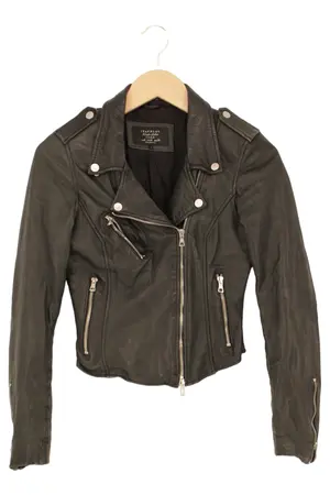 ZARA TRAFALUC Lederjacke
