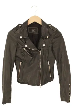 ZARA TRAFALUC Lederjacke