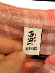 Vorschaubild 7 von Mädchen Sommerkleid kariert rosa Tunika Gürtel Gr. 146/152