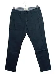 Vorschaubild 1 von Herren Chino Stoffhose Blau Gr. W34/50 Baumwolle Casual