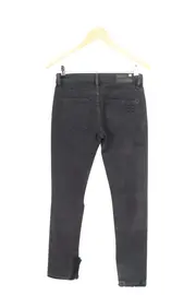 Vorschaubild 2 von Destroyed Jeans Damen W26/34 Grau Skinny Ripped Knee