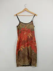 Vorschaubild 2 von Damen Sommerkleid 38;M Leo Blumenprint Mehrfarbig Animal-Print