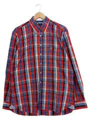 Vorschaubild 1 von Herren Freizeithemd kariert Rot Langarm Gr. 42