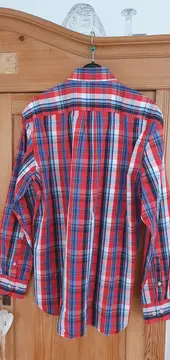 Vorschaubild 3 von Herren Freizeithemd kariert Rot Langarm Gr. 42