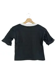 Vorschaubild 2 von Damen T-Shirt Schwarz Gr. 32/XXS Sportlich Casual Logo