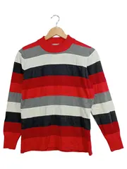 Vorschaubild 1 von Kinder Pullover gestreift Gr. 78 Mehrfarbig Casual Langarm