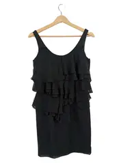 Vorschaubild 1 von Damen Cocktailkleid XS Schwarz Elegant Rüschen