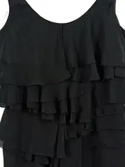 Vorschaubild 3 von Damen Cocktailkleid XS Schwarz Elegant Rüschen