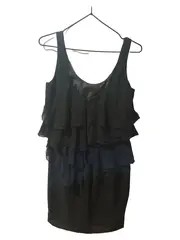 Vorschaubild 2 von Damen Cocktailkleid XS Schwarz Elegant Rüschen